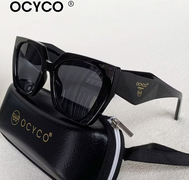 OCYCO Sonnenbrille, Damen, Vollrand, Square, Kunststoff, Schwarz - Bild 1