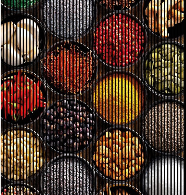FN Acustico Akustikplatte Spice 2 in Bunt, PET und MDF foliert, H x B x T: 2.400 x 2.253 x 19 mm - Bild 1