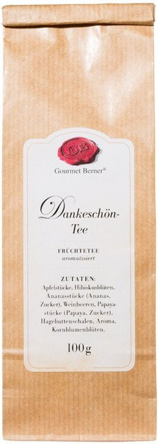 Gourmet Berner Früchtetee Ananas Vanille, 100 g - Bild 1