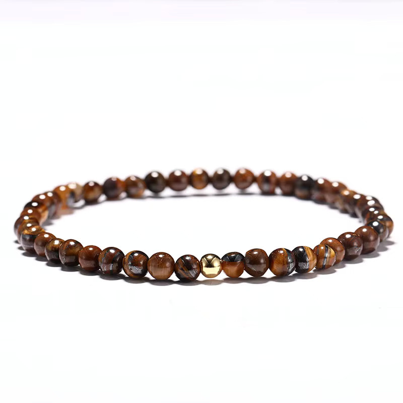 diffone Armband, Tigeraugen, Obsidian, Herren - Bild 3