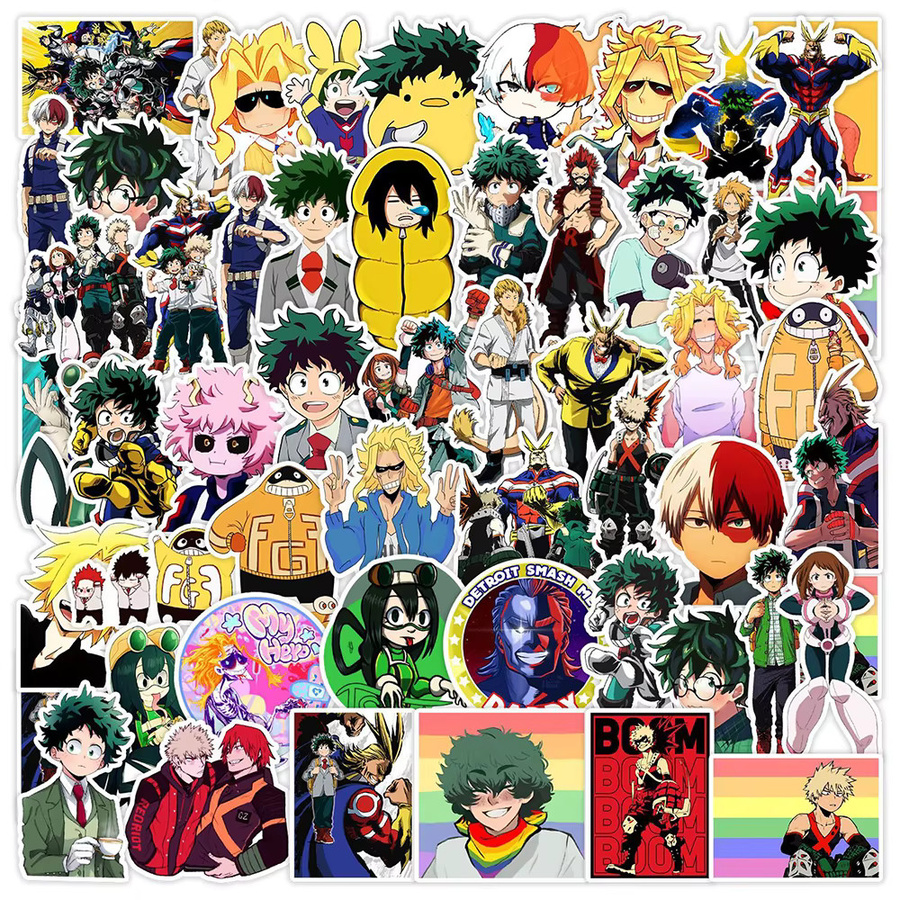 Bandai My Hero Academia Manga Aufkleber, Bunt / Mehrfarbig - Bild 2
