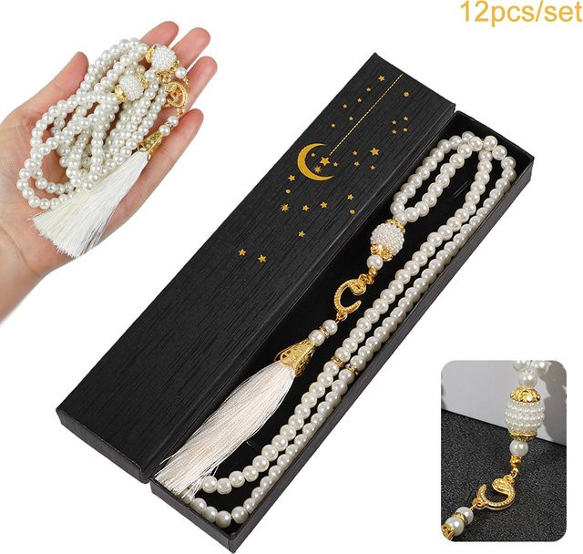 xunyihappy Gebetsperlen-Armband, Perle, Gold, Unisex - Bild 1