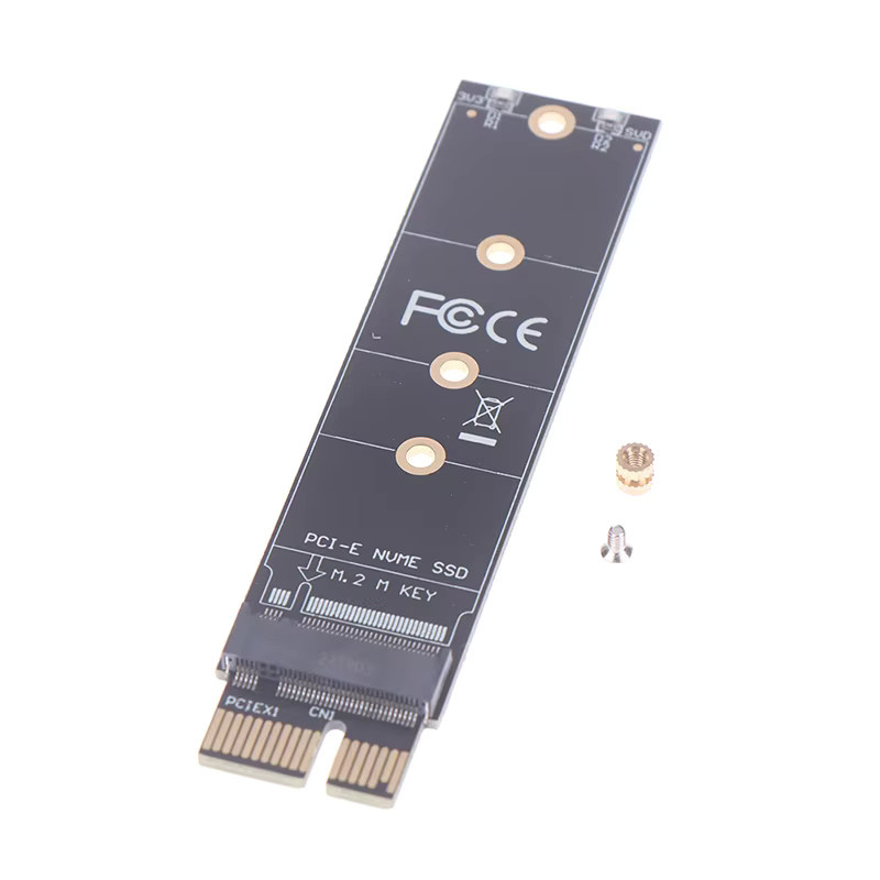 M.2 NVMe SSD zu PCIe X1 Adapter für 2230 2242 2260 2280 M.2 SSDs in Schwarz - Bild 2