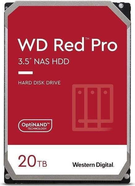 Western Digital WD Red Pro WD201KFGX interne HDD Festplatte, 20TB, 3.5 Zoll, SATA 6Gb/s, 7200 U/min - Bild 1