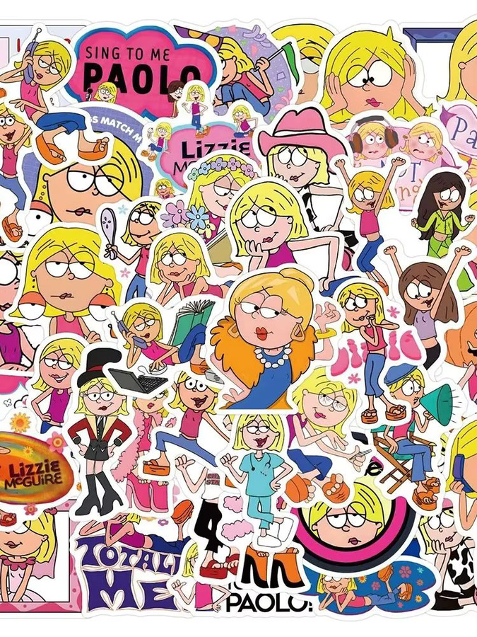 Disney Lizzie McGuire Aufkleber, 50-teiliges Set, Bunt / Mehrfarbig - Bild 3