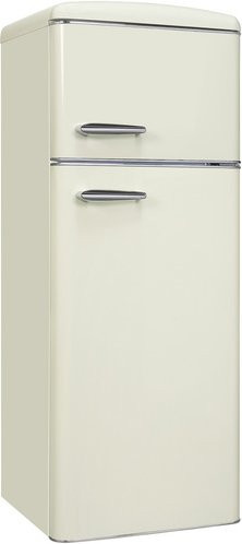 Exquisit Retro Kühl-Gefrierkombination RKGC270-45-H in Weiss, B/H/T: 54,5 x 146,5 x 57,5 cm - Bild 1
