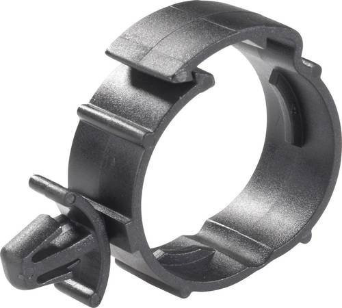 Richco SHR-C1 Befestigungsschelle mit Spreizanker, wiederverschließbar, Schwarz, max. Bündel-Ø: 29 mm - Bild 1