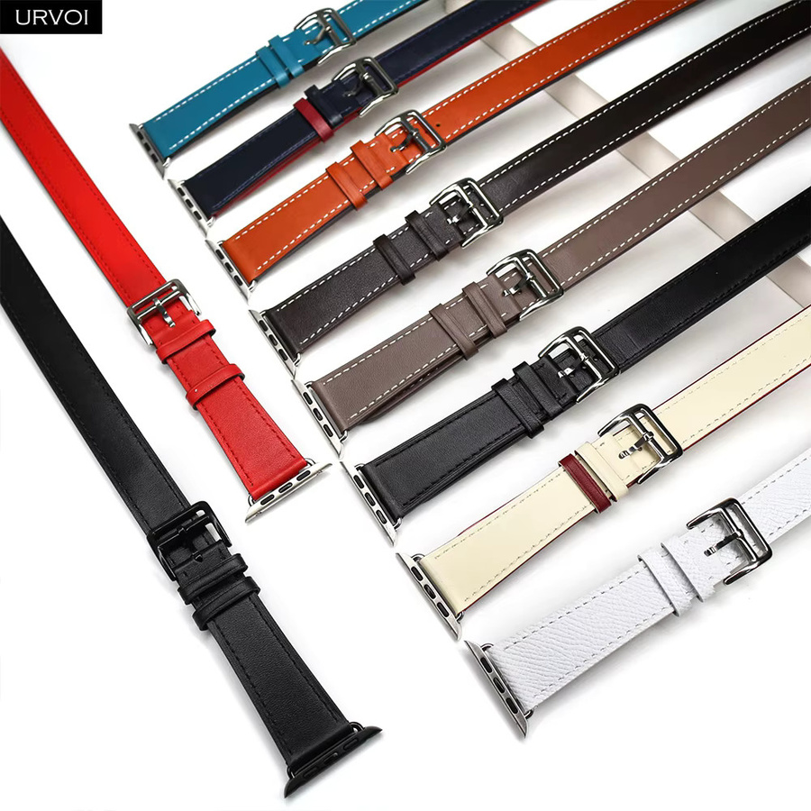 URVOI Uhrenarmband Leder, Unisex - Bild 1