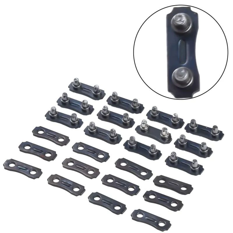 12er-Set VIBRATITE Kettensägen-Kettenverbindungsstücke 3/8 LP .050 Zoll in Silber aus Metall - Bild 5