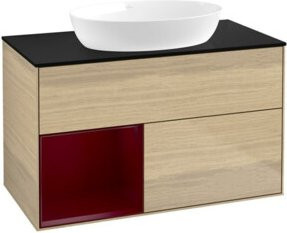 V&B Waschtischunterschrank Finion 100 in Lackausführung, Breite: 100 cm, Tiefe: 50,1 cm, Höhe: 50,1 cm - Bild 1