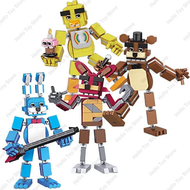 Five Nights at Freddy's Chica Foxy Golden Bonnie Bär, Actionfigur, ab 6 Jahren - Bild 1
