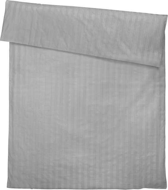 Bettbezug Erwin M. Rom-Meran aus Baumwolle in Grau, B/L: 135 x 200 cm - Bild 1