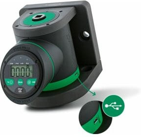 Stahlwille SmartCheck 400 USB Drehmoment-Prüfgerät mit 3/4 Zoll Werkzeugaufnahme, Messbereich 40 - 400 Nm, Farbe Grau - Bild 1