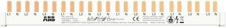 ABB Phasenschiene 3Ph 24Pins 10qmm PSc 3/24/10 N in Silber 63A - Bild 1