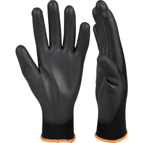 OX-ON Handschuh Flexible Basic 1000 in Schwarz mit PU-Beschichtung und EN 388 Zertifizierung - Bild 5