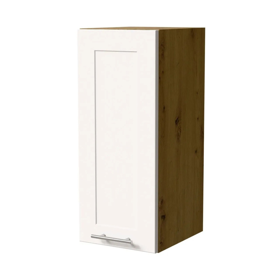 Feldmann-Wohnen Hängeschrank Oslo W2 Eiche Artisan und Weiß Matt mit Soft-Close-Türen, B/T/H: 30 x 32,5 x 72 cm - Bild 2