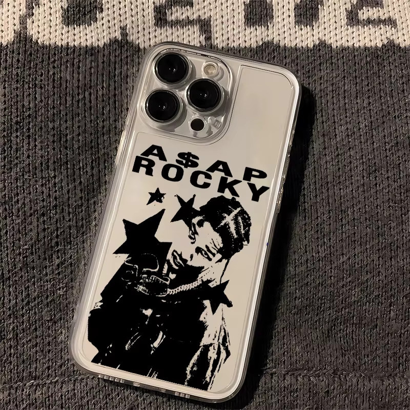 Transparente Handyhülle im A$AP Rocky Design für Apple iPhone Modelle (iPhone 17 bis iPhone 7 Plus) - Bild 2