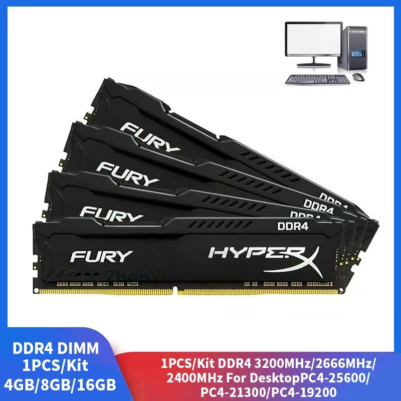 Kingston DDR4 RAM Desktop-Speicher Schwarz DIMM 288pin - Bild 2