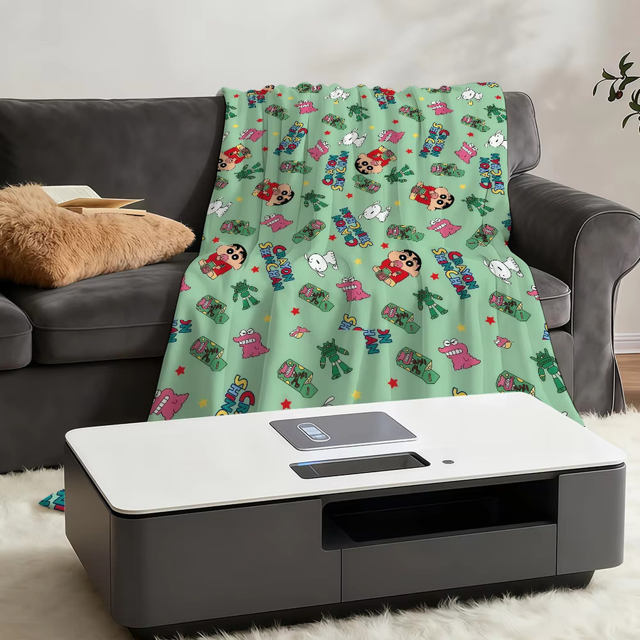 Gemütliche Plüsch-Kuscheldecke für Wohnzimmer, Sofa und Couch - Bild 3