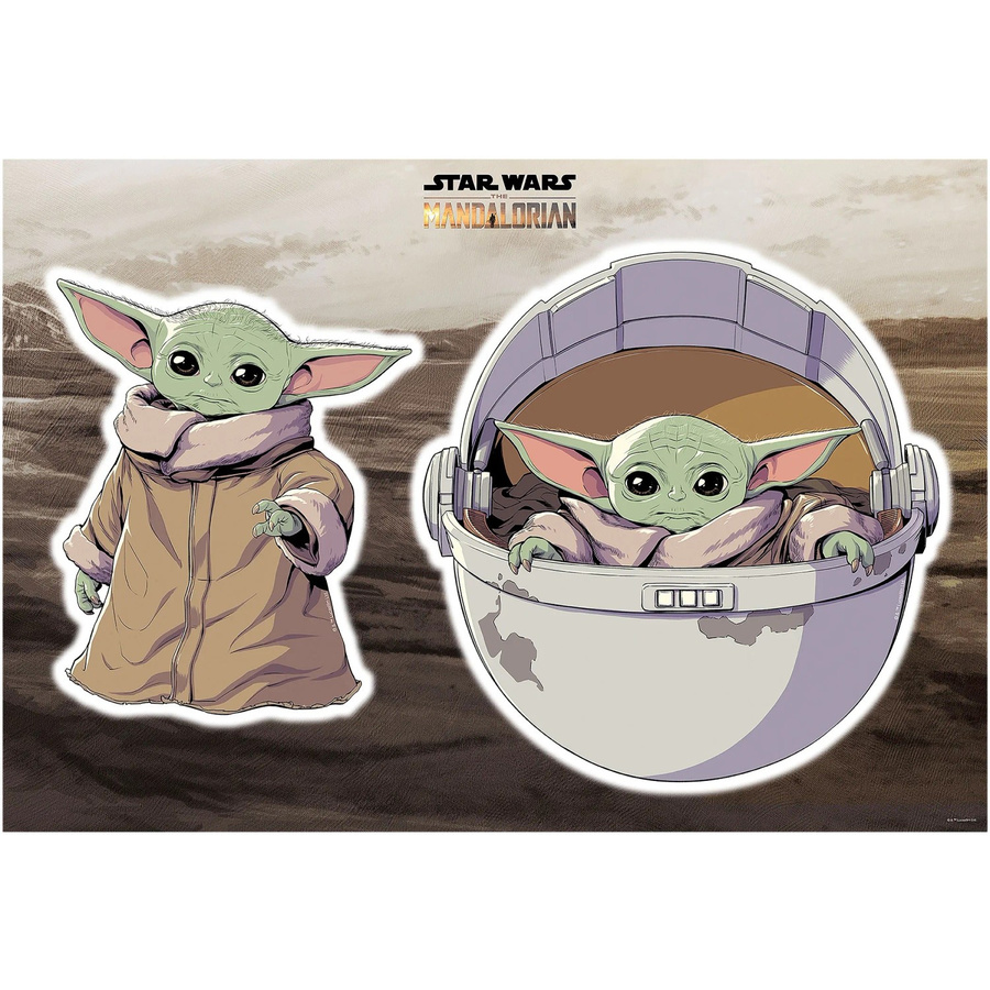 Komar Deco-Sticker Star Wars The Child, Multicolor, Breite: 50 cm, Höhe: 70 cm - Bild 2