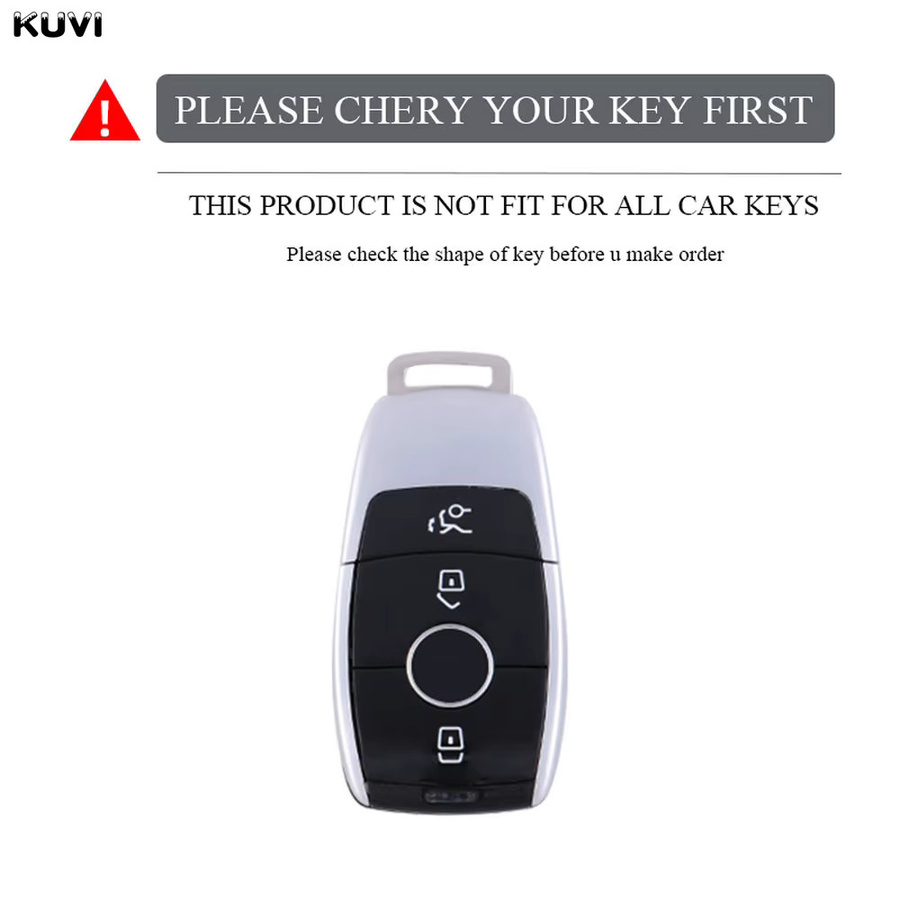 Kuvi TPU Schlüsselhülle für Mercedes Benz A C E S G Klasse GLC CLE CLA W177 W205 W213 W222 X167 AMG Schlüsselbund Zubehör - Bild 4