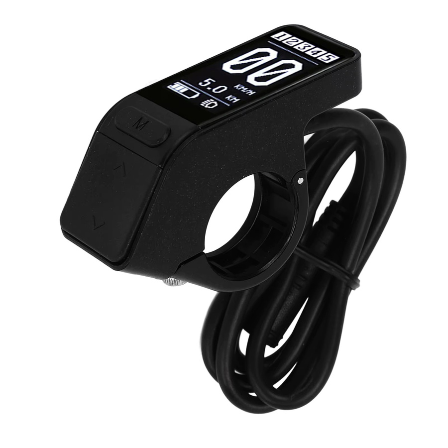 Bafang SW102 LCD Display Wasserdichtes Bedienfeld für E-Bike Mittelmotoren BBS01 BBS02 BBHD in Schwarz - Bild 3