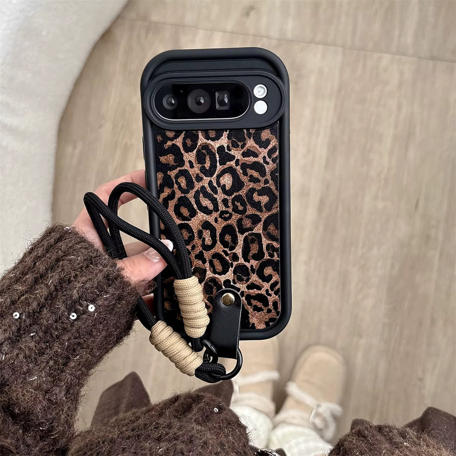 Stoßfeste TPU-Schutzhülle mit Handschlaufe für Google Pixel 8 Pro, 9 Pro XL, 7A, 8A und 7 Pro in Schwarz und Multicolour - Bild 3