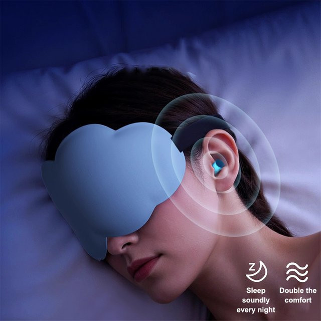 HNKMP 3D-Schlafmaske aus Memory-Schaum, Unisex - Bild 1