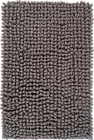 Lalee Badteppich Fluffy Grau B/T: 40 x 60 cm
