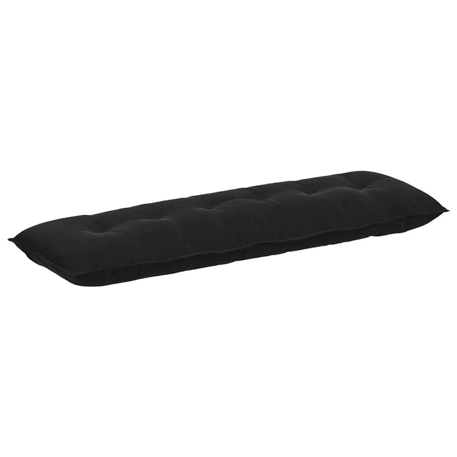 vidaXL Rückenkissen aus Cordstoff in Schwarz, B: 160 cm, H: 50 cm - Bild 2