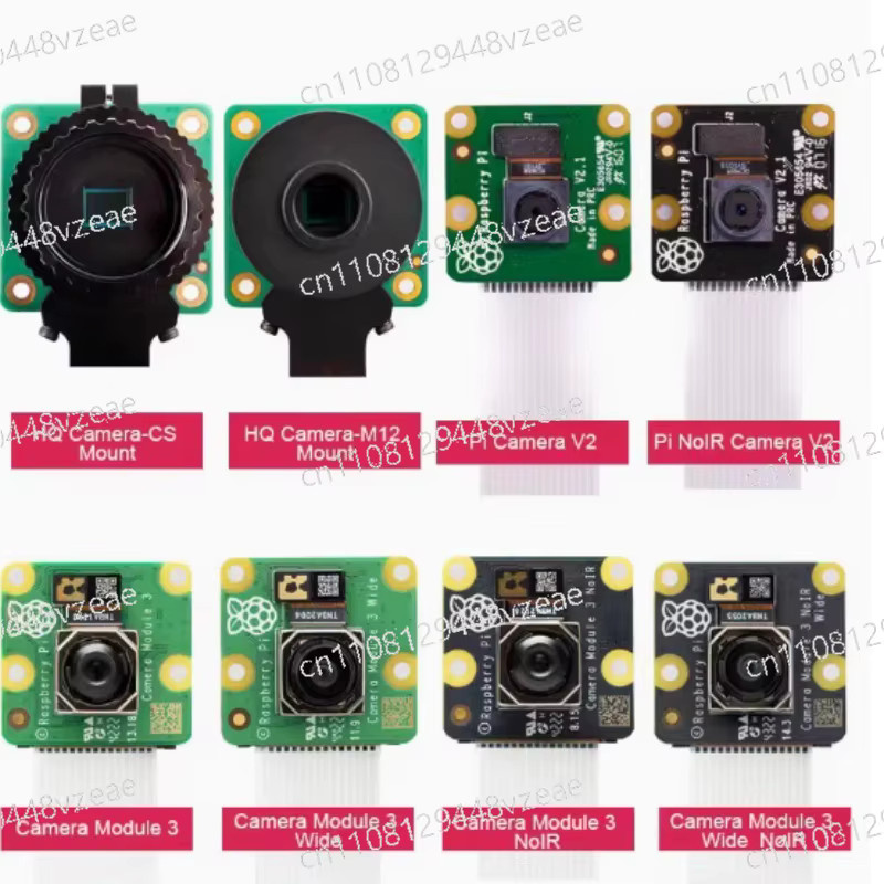 Raspberry Pi Kameramodul NoIR/AI HQ V2 V3 in Grün - Bild 2