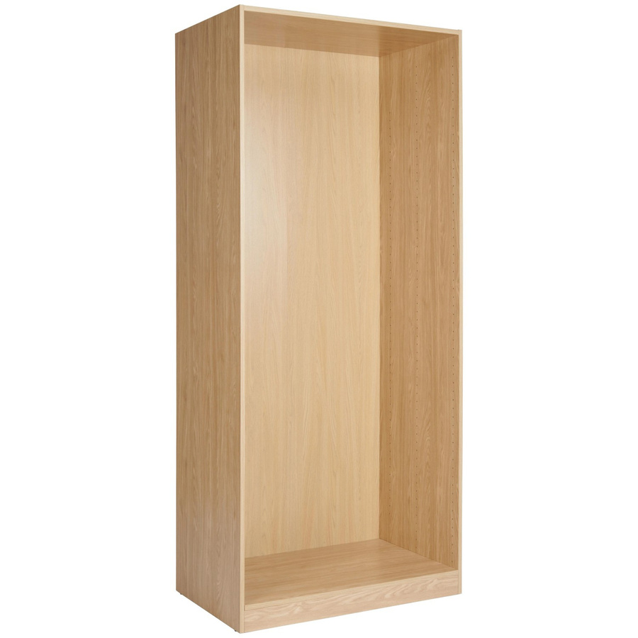 Based Kleiderschrankkorpus in Eichefarben, B/T/H: 91,1 x 56,6 x 210 cm - Bild 2