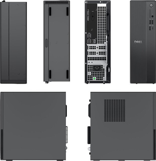 Dell Desktop Pro Slim Essential QVS1260 KNJR2 PC-System mit Intel Core i5-14400, 512 GB SSD, 16 GB RAM, Windows 11 Pro, Schwarz - Bild 1
