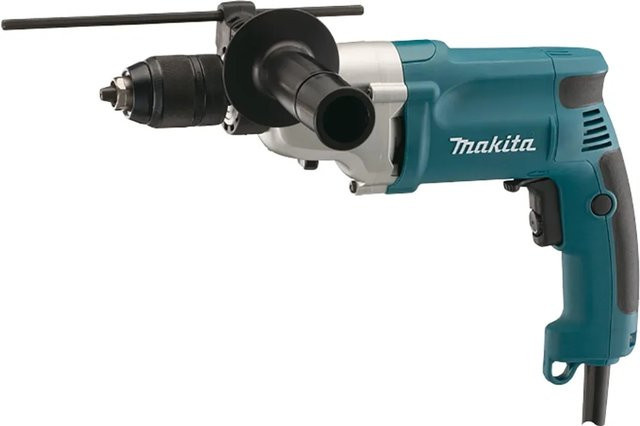 Makita 2-Gang-Elektronik-Bohrmaschine DP4011J mit 720 W in Schwarz-Blau - Bild 1