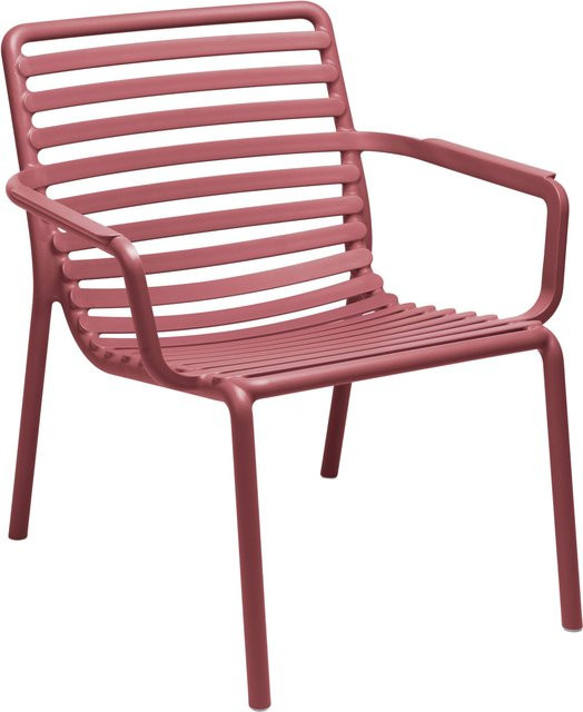 Nardi Doga Relax Sessel aus Kunststoff in Pink und Rot matt - Bild 1