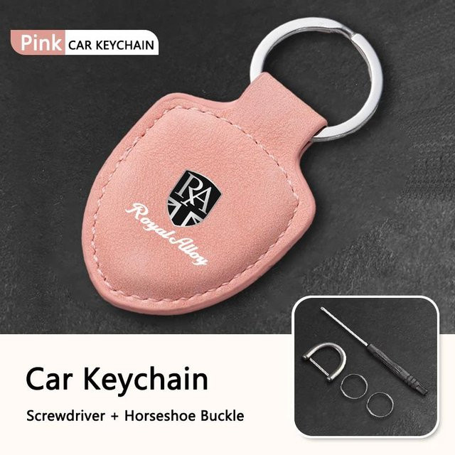 Schlüsselanhänger Royal Enfield, rosa, Unisex - Bild 1