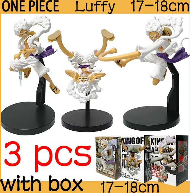 Bandai One Piece Ruffy Anime-Figur aus PVC in Multicolor, Höhe: 18 cm - Bild 1