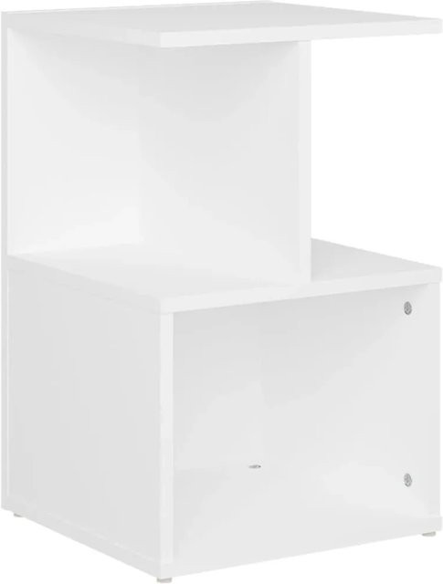 vidaXL Nachttisch aus Holzwerkstoff in Weiß, B/T/H: 35 x 35 x 55 cm - Bild 1