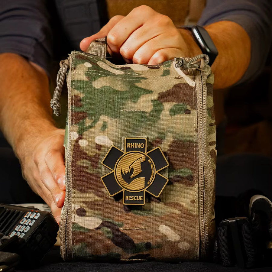 Rhino Rescue Taktisches IFAK-Erste-Hilfe-Set mit Molle-System zur Trauma-Pflege für Outdoor, Camping und Wandern - Bild 5