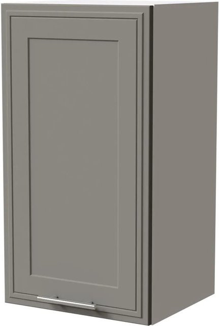 Feldmann-Wohnen Hängeschrank Salo W2/40 Küchenschrank Weiß und Staubgrau Matt B/T/H: 40 x 32,5 x 72 cm - Bild 1