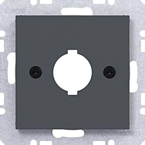 Hager Abdeckung Anthrazit matt WAF1171AT - Bild 1