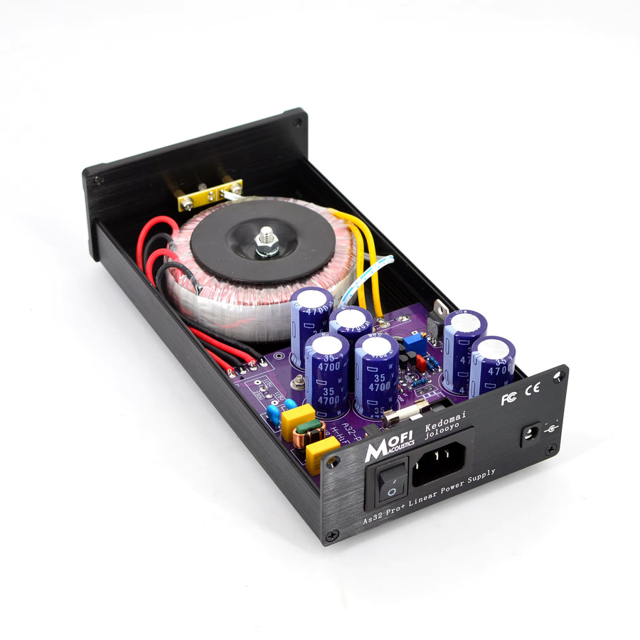 OnifealiMajeson AS32-Pro 50VA HiFi Lineares Netzteil LPS DC 5V-24V in Schwarz und Silber - Bild 2