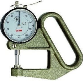 Dickenmessgerät J 50 von Käfer mit Messbereich 0-10 mm und einer Genauigkeit von 0,01 mm in Grün aus Aluminium - Bild 1