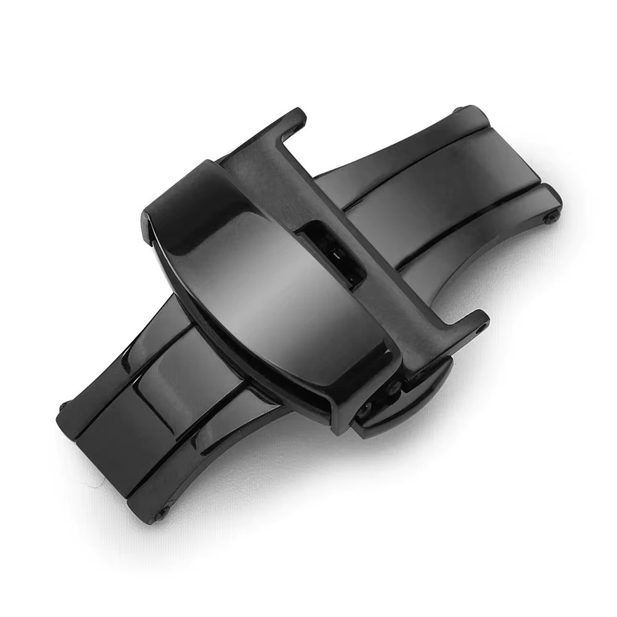 Aotelayer Uhrenarmband Verschluss Schmetterling Faltschließe, Edelstahl - Bild 2