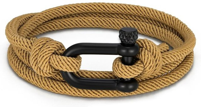 Armband Edelstahl, Schwarz, Unisex - Bild 1