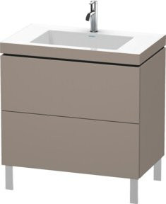 Duravit Waschtischunterschrank L-Cube c-bonded mit 2 Auszügen, Breite: 80 cm, Tiefe: 48 cm - Bild 1