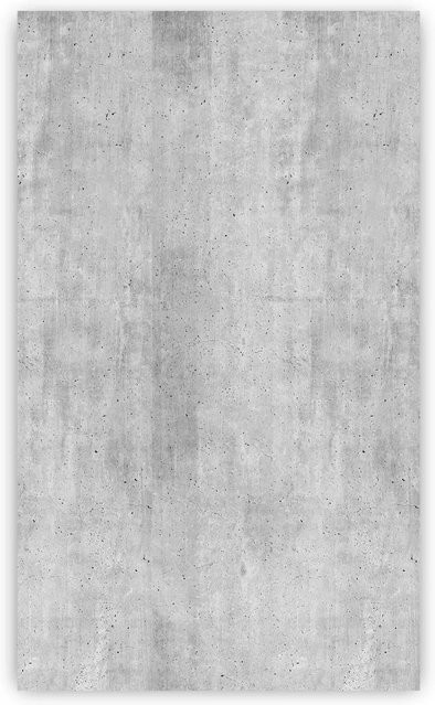 Walllux Duschrückwand Beton Loft Alu-Verbund in Grau, B/H: 150 x 255 cm, Stärke: 3 mm - Bild 1