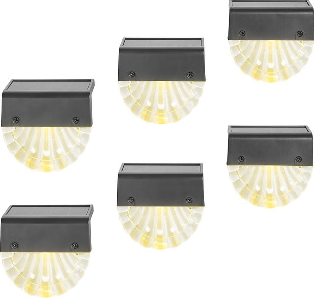 LIVARNO LED-Solarleuchten, 6er-Set, rund - Bild 1