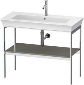 Duravit Waschtisch-Konsole White Tulip in Weiß, matt, bodenstehend, B/T: 98,4 x 45 cm - Bild 1