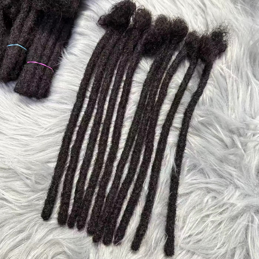 MAKI Dreadlocks Echthaar Locs, 10 Stränge, Unisex - Bild 4